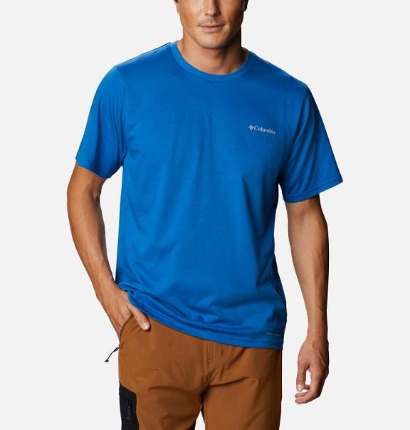 Columbia Sun Trek T-Shirt Men Blue USA (US1246392)